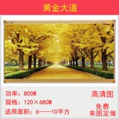 石墨烯取暖器碳晶墙暖壁画电暖器壁挂式 家用速热电暖画工程电热板