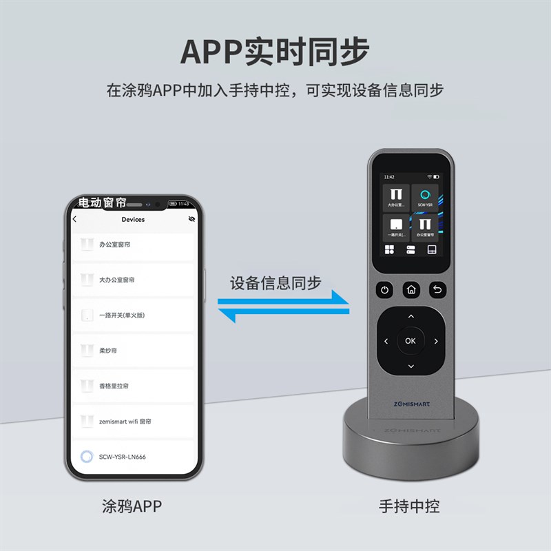 zemismrt涂鸦智能手持中控智能设备控制中枢红外遥控触屏