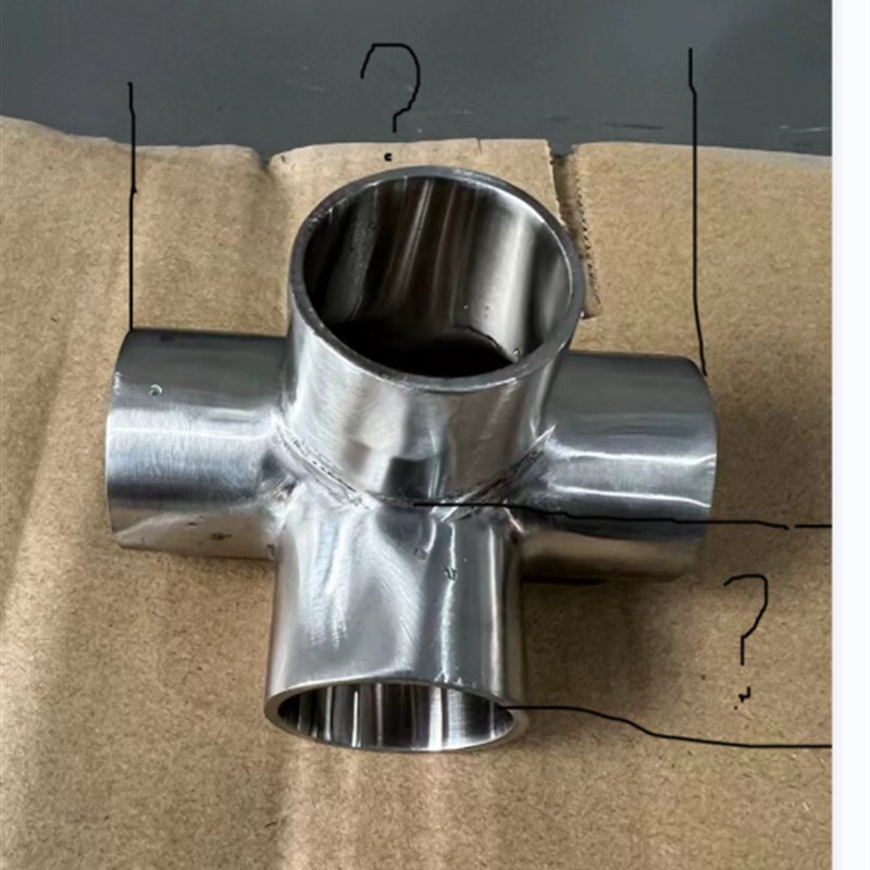 厂家定制不锈钢斜四通斜三通R湾P湾S湾清扫口检查口人字顺水三通