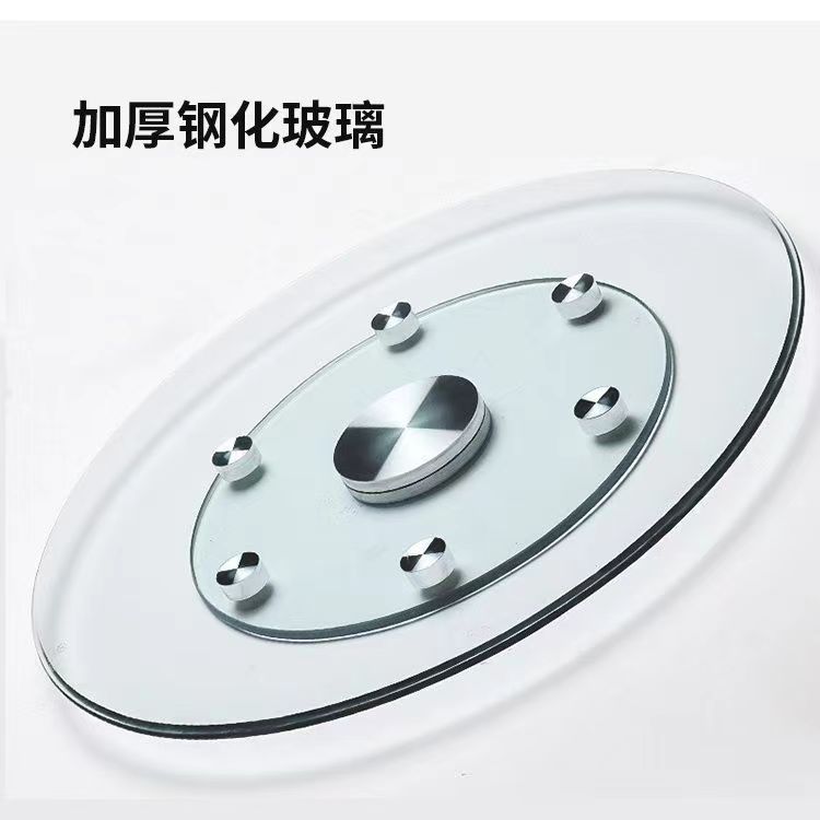 MM安全加厚钢化玻璃转盘防爆家用旋转酒店转盘钢化玻璃转盘高端