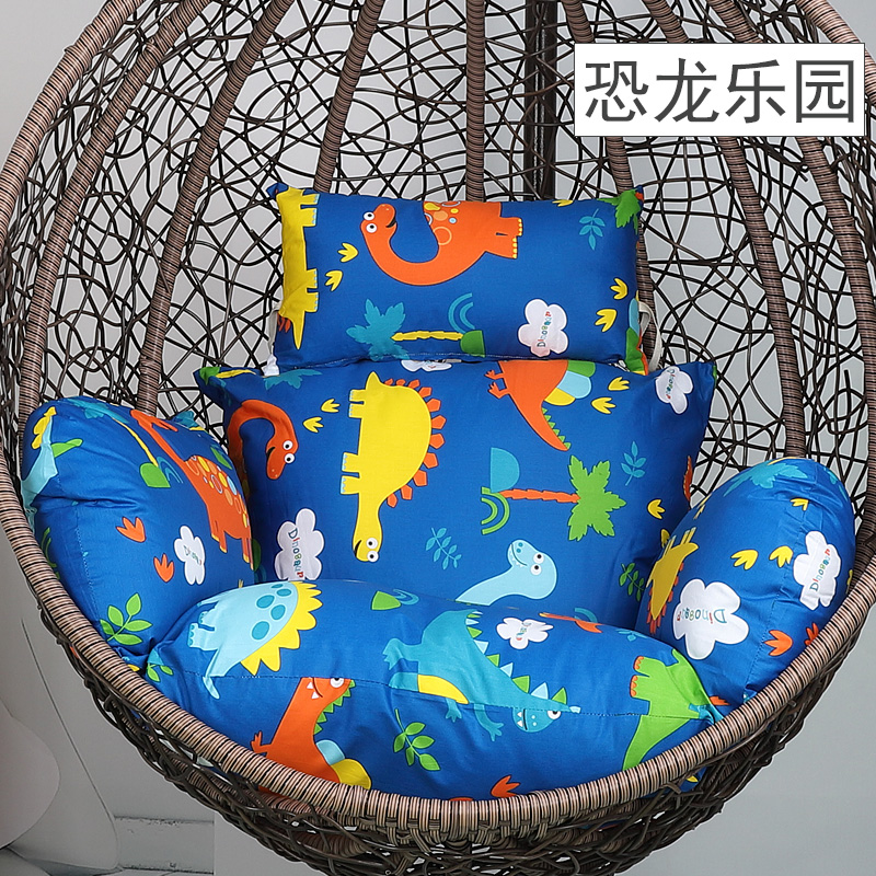 吊篮坐垫单人吊兰可拆洗鸟巢秋千垫子吊椅靠垫藤摇篮加厚一体椅垫