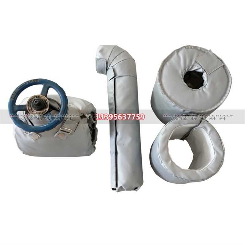 可拆卸保温隔热衣门法兰弯头管道排气管设备电加热柔性保温