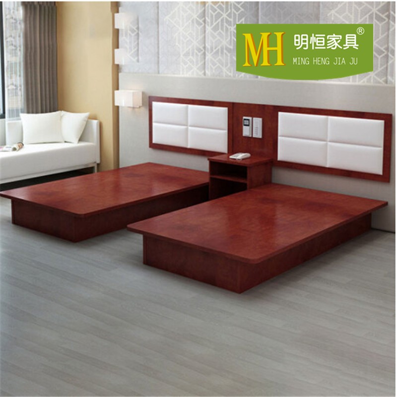 昆明酒店家具标间全民宿床头软包定制客房宾馆用床靠单人1.2米