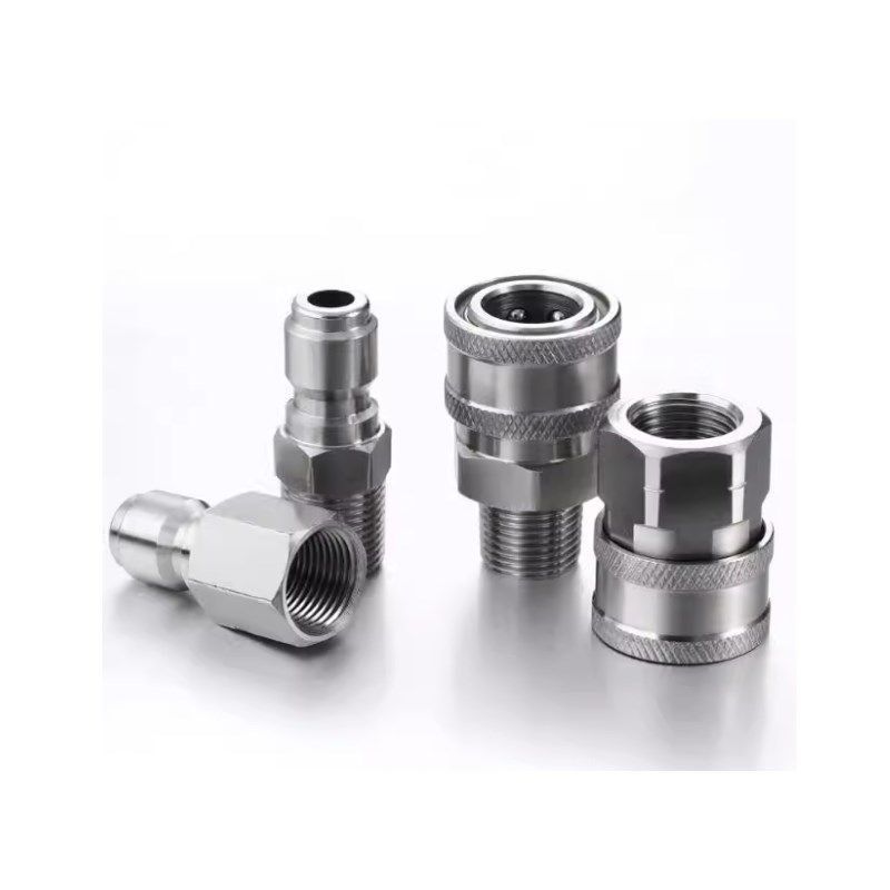 304不锈c钢QNPMS QNSMS1/2/3/4/6/8外丝外牙无阀型管塞不锈钢管套