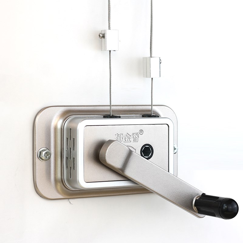 郁金香晾衣杆杆自动手摇柄升降器晾衣架摇手器摇把手晒衣架执手