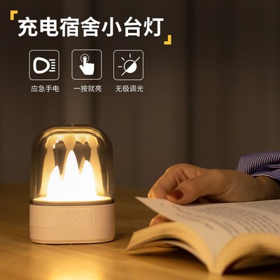 小夜灯宿舍床上用悬挂磁吸电池充电插电迷你可爱续航久护眼遥控灯