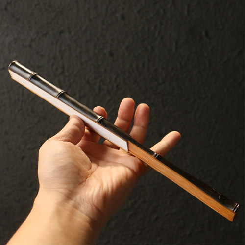 精选紫竹多节老料9寸20方1.5排口秋扇浙派王光林监制竹扇把件摺扇