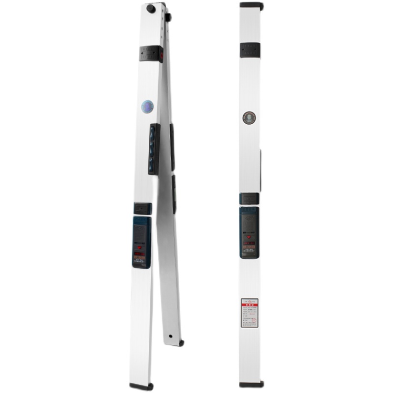 南方靠尺2米折叠1米铝合金水平尺高精度数显电子尺检测尺验房工具