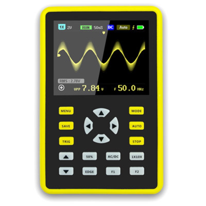 FNIRSI-H手持小型迷你示波器100MHz带宽0MS采样数字便携式