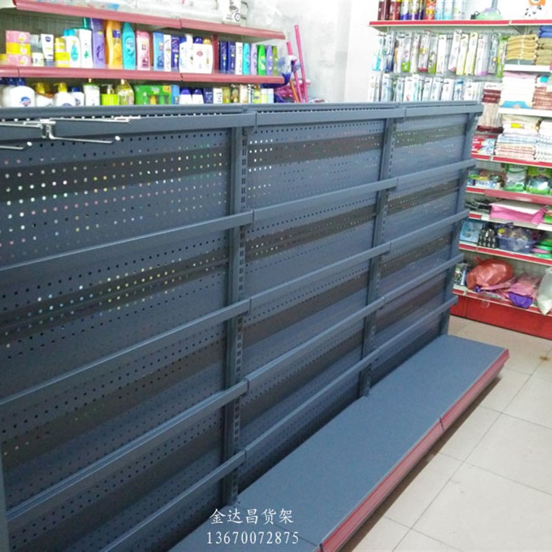 便利店货架横杆横梁方管横条超市架配件挂通挂管挂杆方通挂钩卡口