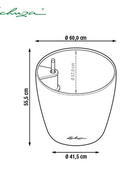 Lechuz自吸水花盆室外酒店圆筒创意树脂clssic 0