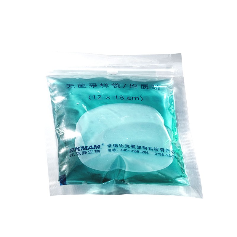 比克曼 无菌采样袋带压条均质袋食品取样液体气体样品袋 采集袋