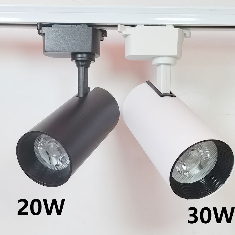 品士LED防眩射灯15W20W30WW直筒款服饰家具展厅轨道灯二线