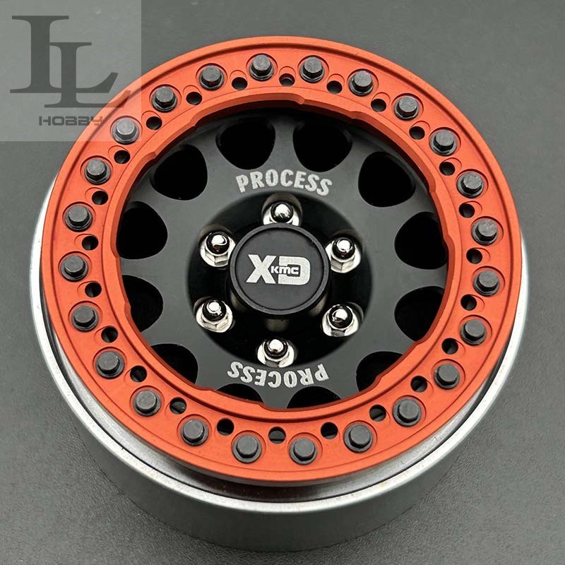 1:10攀爬车1.9寸2.2寸合金仿真款轮毂 TRX SCX10 900 D90 幽灵