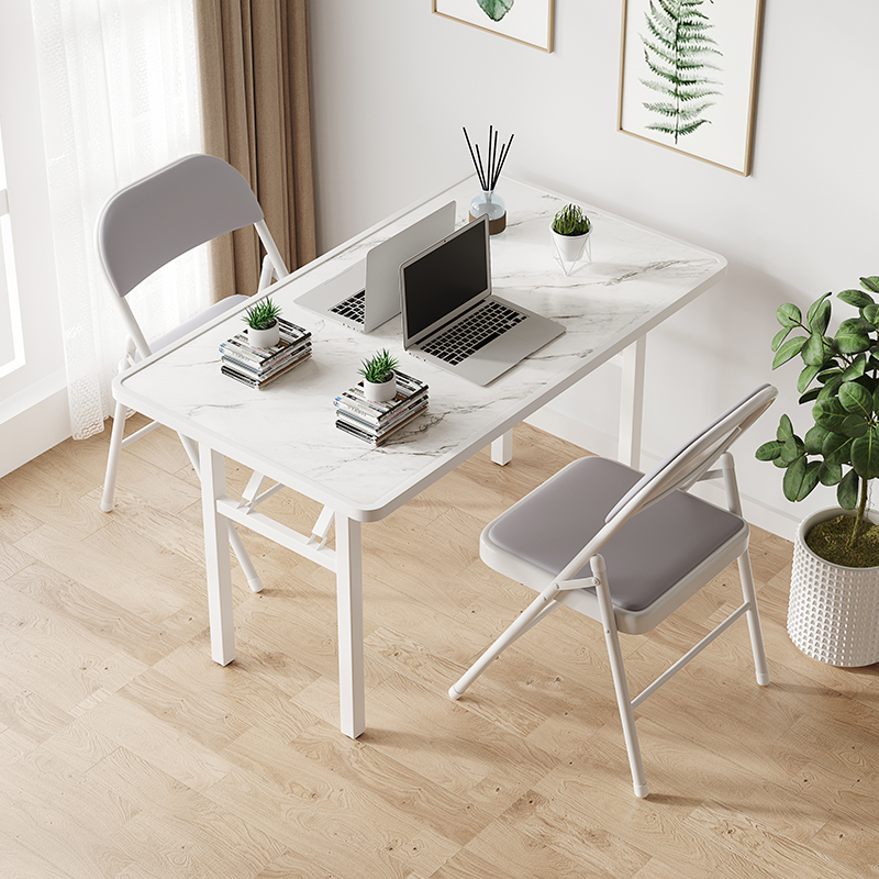 折叠电脑桌台式办公学习书桌学生家用写字桌长方形桌子简易出租屋