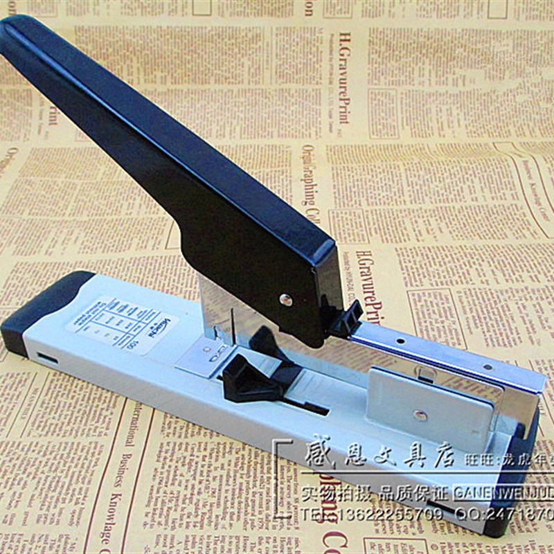 大号重型加厚订书机省力厚层订书器学生用办公用品长臂装订机