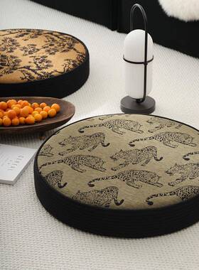 蒲禅团坐垫家用地上风中FLO09-2古圆形榻米坐垫打坐榻修大尺寸地