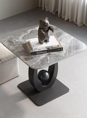 岩ZON厅板茶几小子可移沙动发边几客阳台方形桌圆桌床头柜置物架