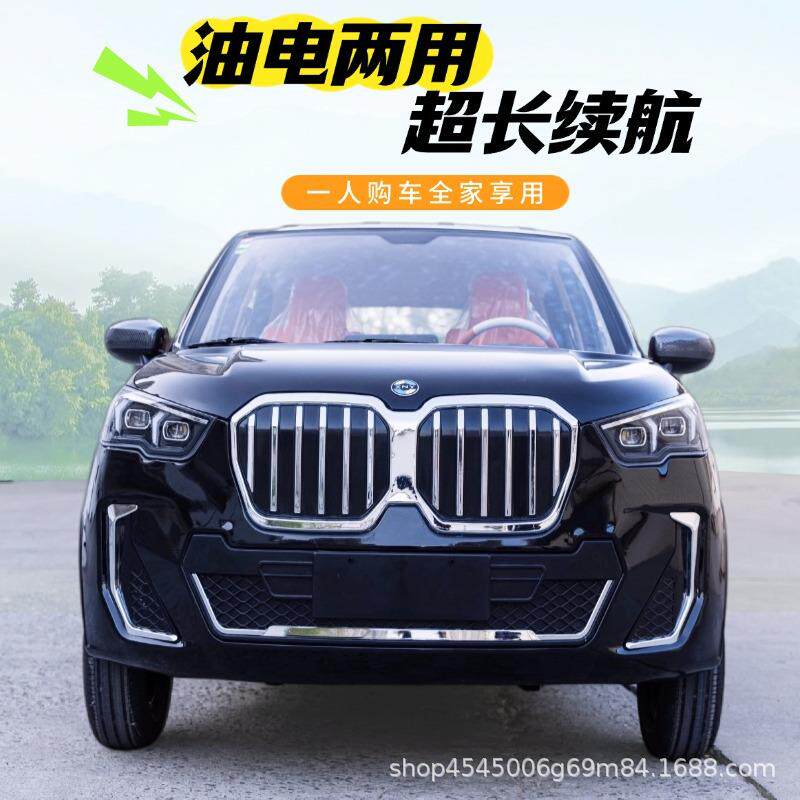 能源老新头乐电动孩四轮车家用成电动四轮人锂电车接送子汽油电两