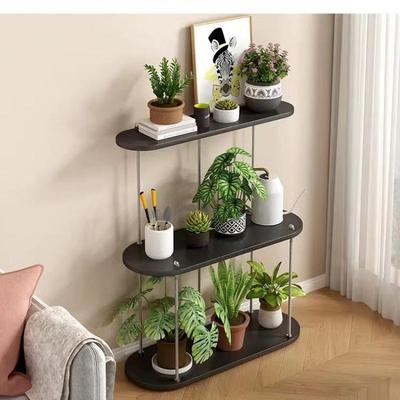 实木台阳花架多层带轮子EYI约置物落架移动多肉花架子客厅地式简