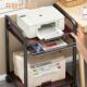 打WET拉印机置物架家用多层可抽纳架子办收公室置可移动复印机放