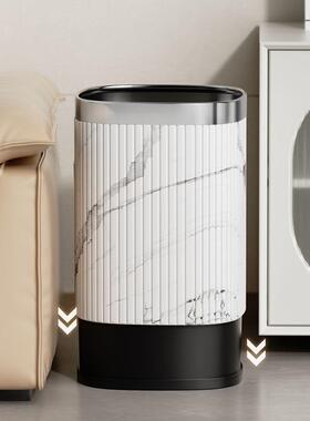 奢垃圾桶ENQ双层家用高档颜值客厅厨房卧无盖卫生间室轻高大容量