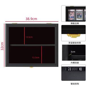 木质球星卡收纳框亚马逊足球篮球球类运动卡收藏框球星卡片展示架