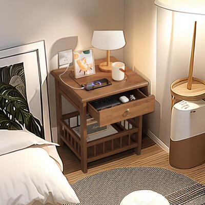 床柜现代约ERZ头家用储出租屋收纳置物架物柜简子主卧房间床边桌