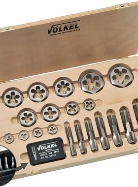 合金钢工具钢用通孔TiCN涂机圈螺尖丝锥绿VK35447德国volk层el山