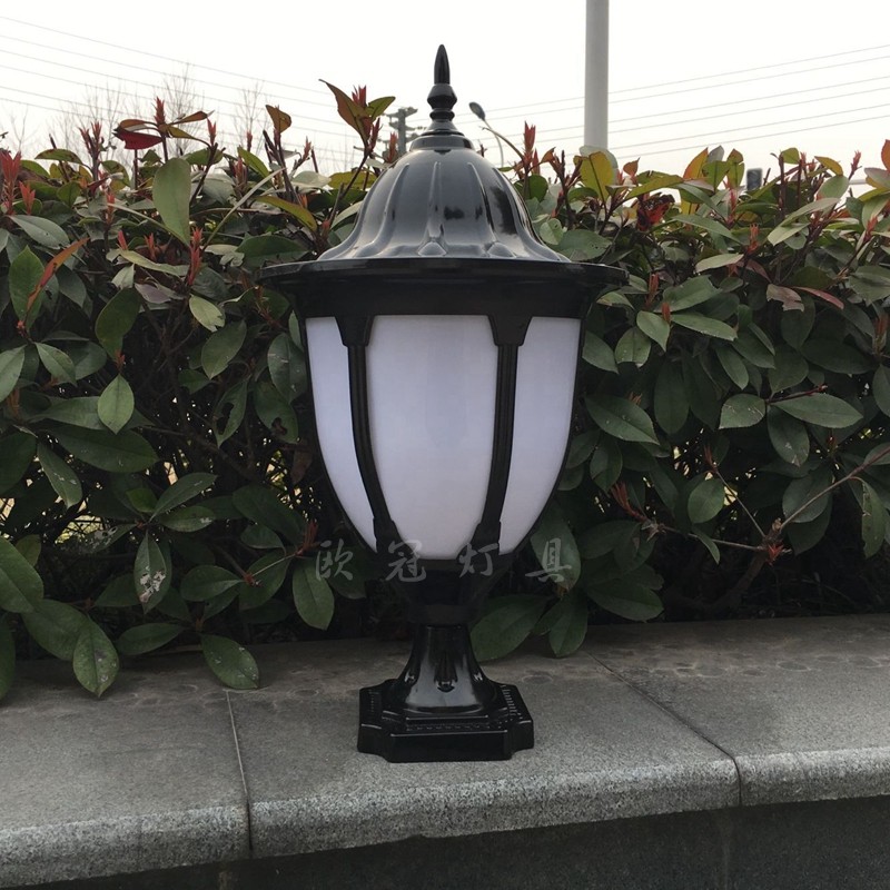 围墙灯柱头灯庭院灯方形墙头灯门柱灯室外防水别墅花园灯大门灯