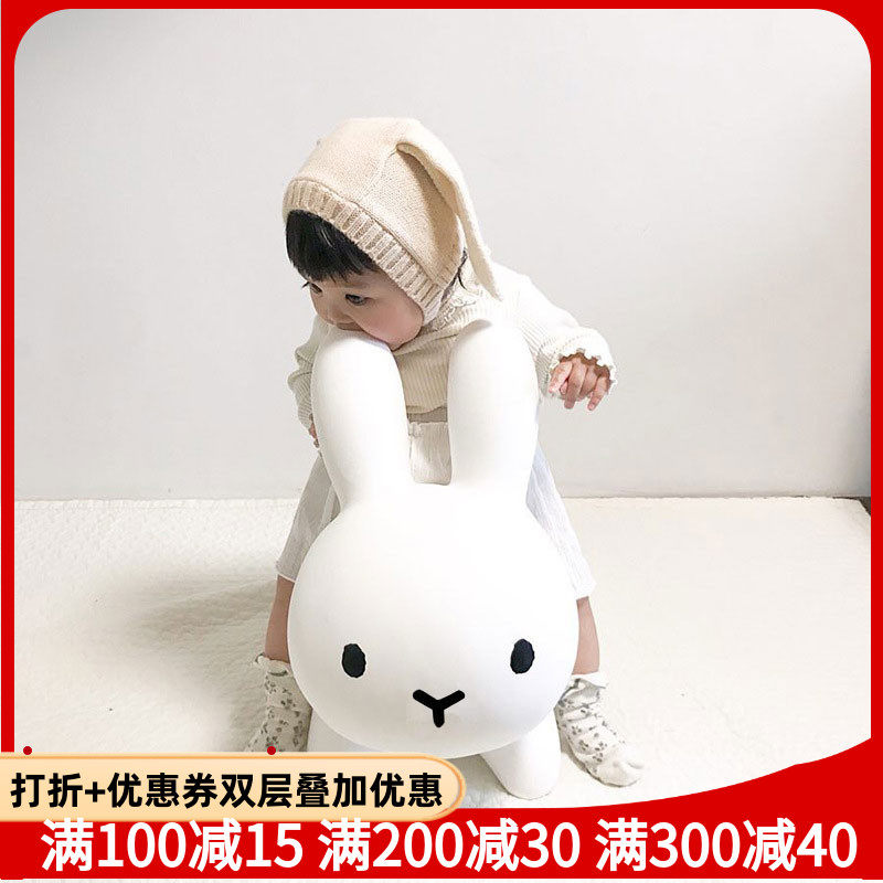 充气马跳跳马儿童1-6岁玩具宝宝骑马跳跳鹿大人可坐橡胶马无毒