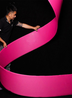 新款婚庆道具舞台吊顶装饰螺旋炫美自由弯曲波浪弧形百变曲线