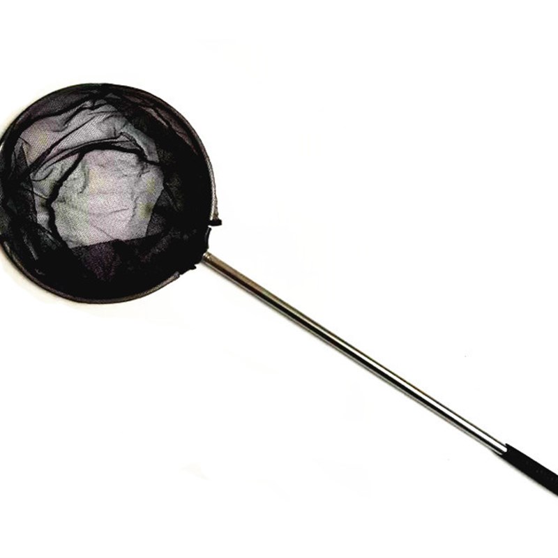 神燕不锈钢小抄网1米1.5米儿童捞小鱼小虾伸缩折叠密细网小号网兜