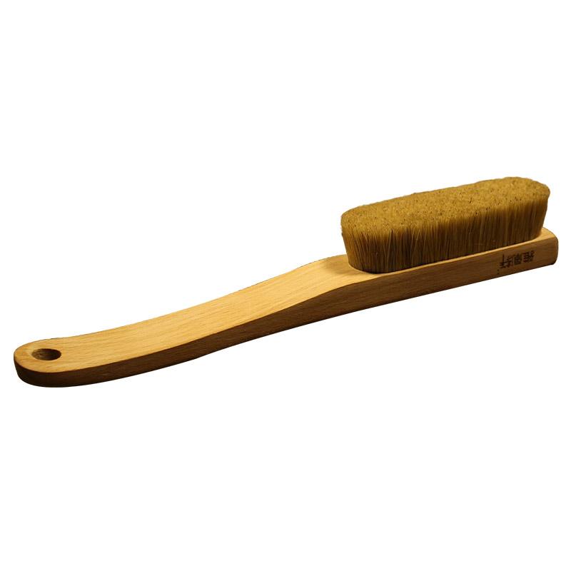 猪毛刷子猪鬃刷文玩硬毛大号小金刚核桃木质清理保养工具雅刷轩