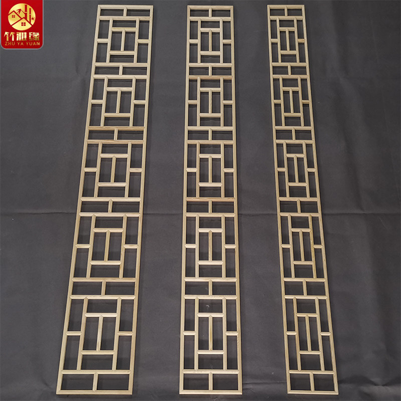 东阳木雕中式花格实木格栅隔断玄关仿古门窗装修悬吊式天花板屏风