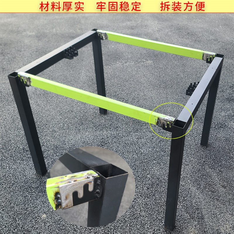 家具连接件卡扣子母扣件方管连接扣件子母件桌架铁床钢管卡扣