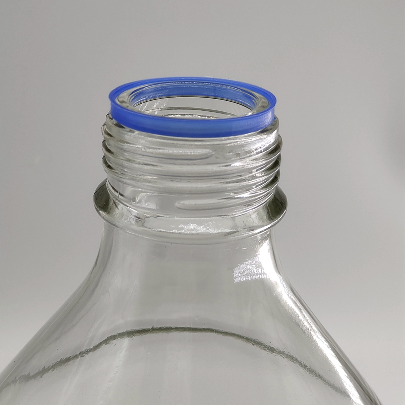 2L蓝盖丝口试剂瓶中性料硼硅玻璃瓶 实验室5升储液大瓶子GL0螺口