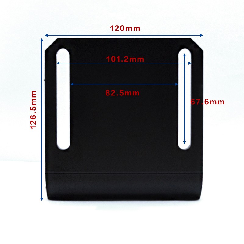 加厚100伺服电机固定座L型支架安装伺服马达座支架