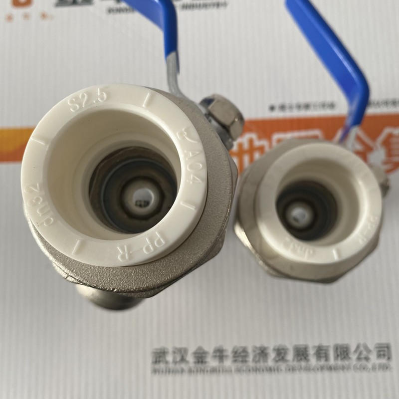 金牛地暖分水器过滤PPR进出水门黄铜锻压热熔 32