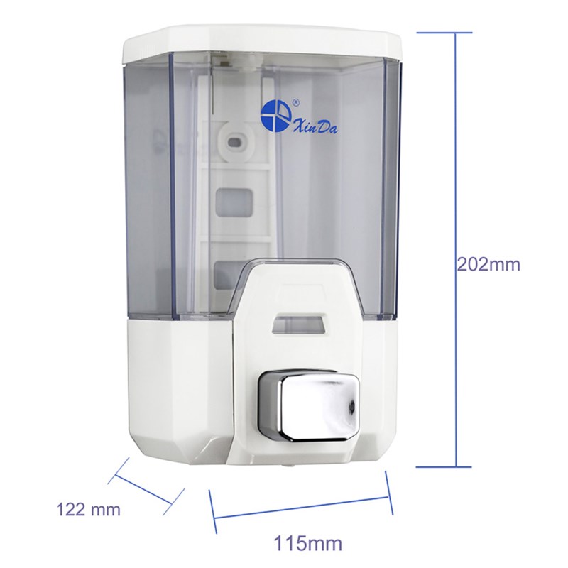 信达ZYQ100P壁挂式手动泡沫型皂液器酒店浴室头给皂机洗手液瓶