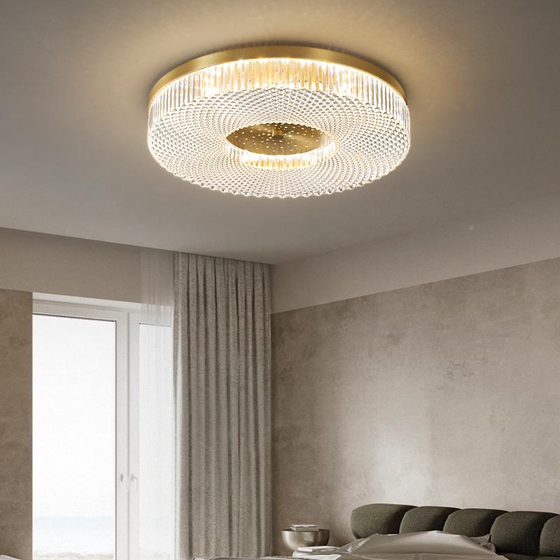 光谱9712全护眼客厅吸顶灯现代简轻高奢水晶卧室灯广东约中山显指