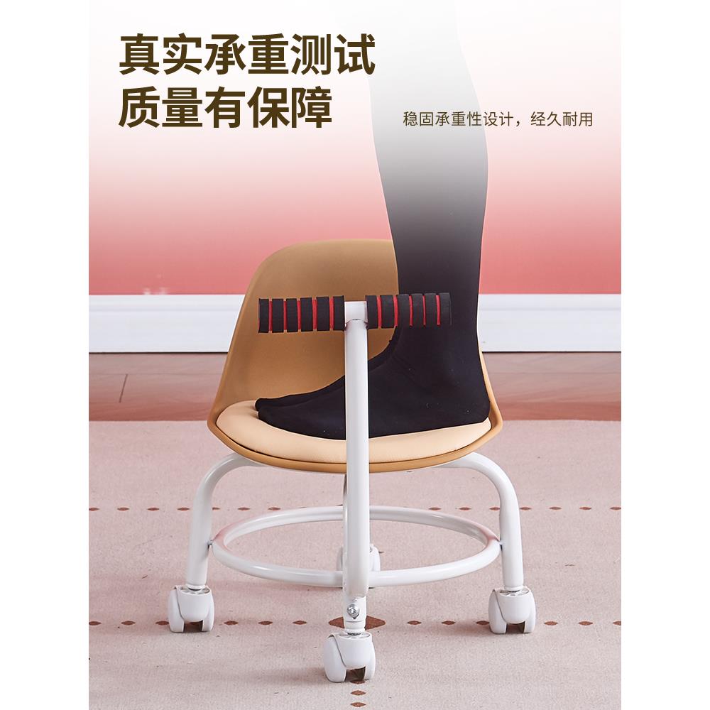 向轮小子凳博卡青年家万用客网厅矮凳婴儿学步红懒人凳儿童小板凳