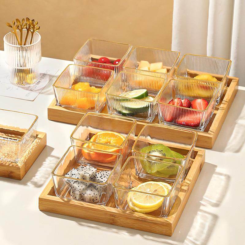 食零摆放盘玻璃DA4D564A水果盘家用客厅茶几点茶盘小吃点托盘心in