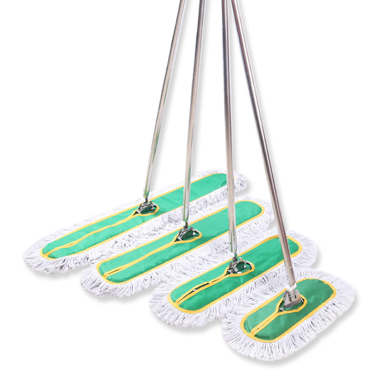 大号加厚帆布平板酒店工厂公司商场专用整体尘推棉线拖把杆头包邮