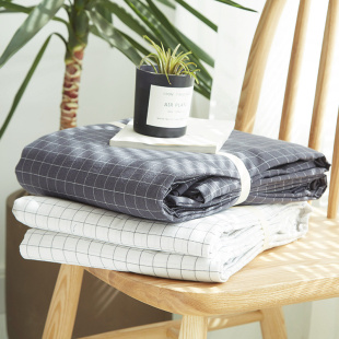 水洗棉全棉被套单件单人学生1.5米双人200x230cm纯棉被罩1.8x2.2m