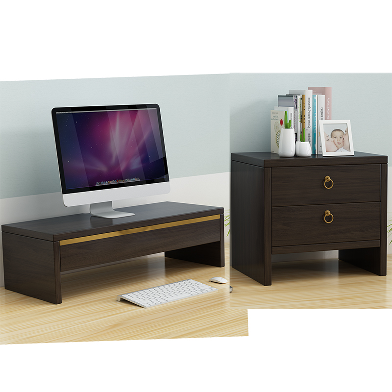 台式电脑显示器增高架托架支架垫高底座桌面收纳架办公桌置物架