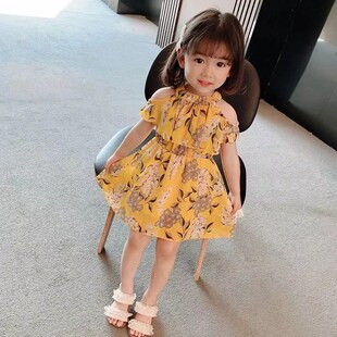 洋气背带裙 小女孩长裙公主裙子女宝夏季 女童夏装 连衣裙2024年新款