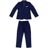 儿童主持人演出中大童钢琴表演礼服 西装 胖童西服套装 男童加肥大码