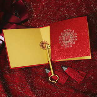 父母致辞卡证婚人发言中式婚礼誓言卡誓词宣言本卡片结婚用品大全