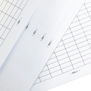 12栏21行登记本万能表格统计表集计用纸空白A4横版按需填写记录本